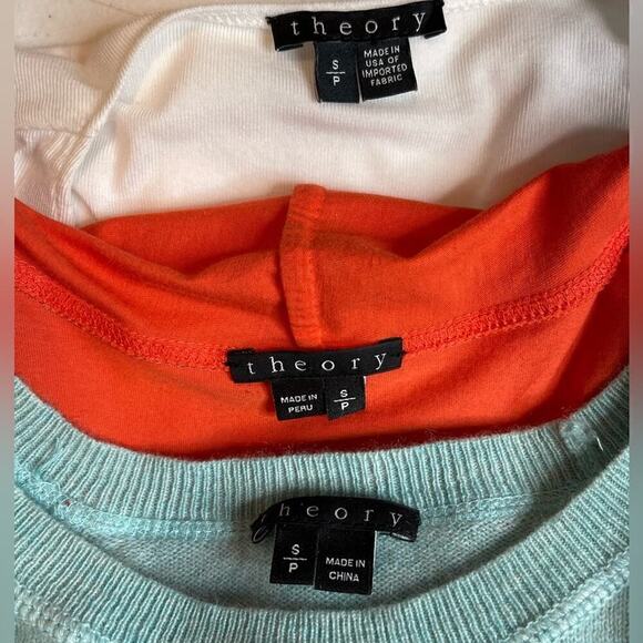 Theory Bundle Women’s Size Small Petite Cashmere Sweater Sleeveless Tops - Picture 10 of 14